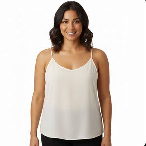Chaps Ralph Lauren Vintage Camisole Cream. No tag - XL? Bust = 51"